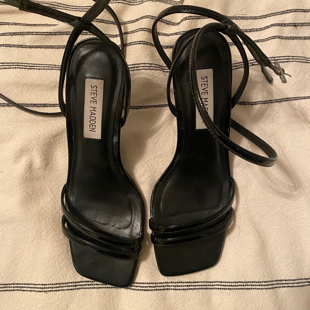 steve madden lace up heels